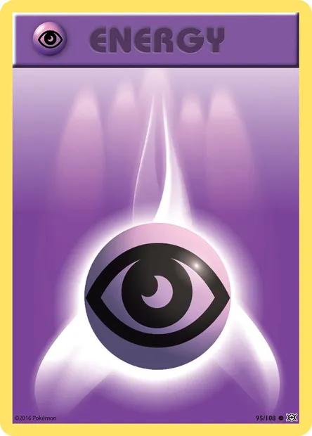 Psychic Energy, Pokémon card EVO 95 — Evolutions set