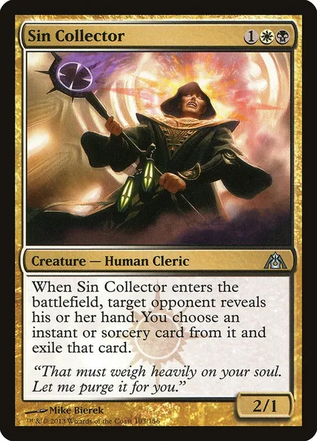 Sin Collector, Magic card DGM 103 — Dragon's Maze set