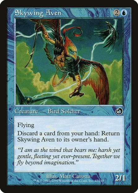 Skywing Aven, Magic card TOR 47 — Torment set