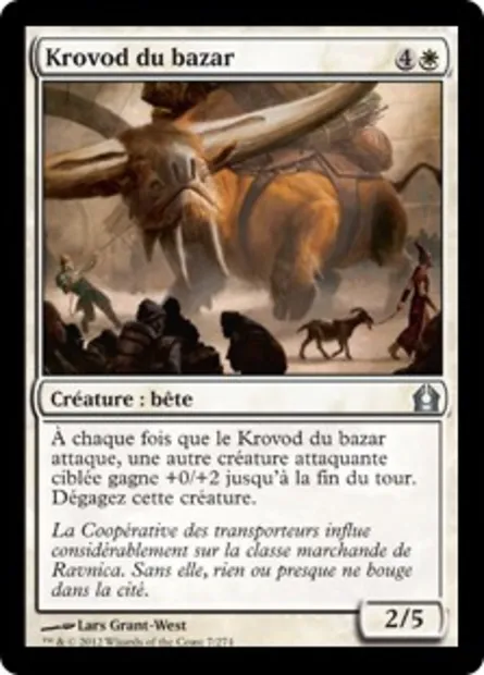 Krovod du bazar, carte Magic RTR 7 — extension Retour à Ravnica