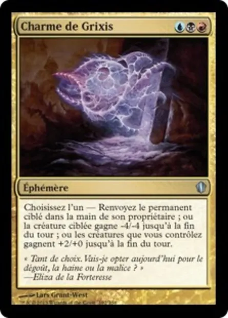 Charme de Grixis, carte Magic C13 192 — extension Commander 2013