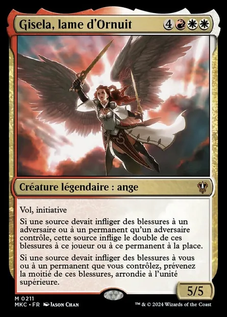 Gisela, lame d'Ornuit, carte Magic MKC 211 — extension Murders at Karlov Manor Commander