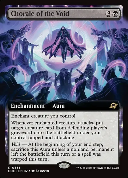 Chorale of the Void, Magic card EOE 331 — Edge of Eternities set