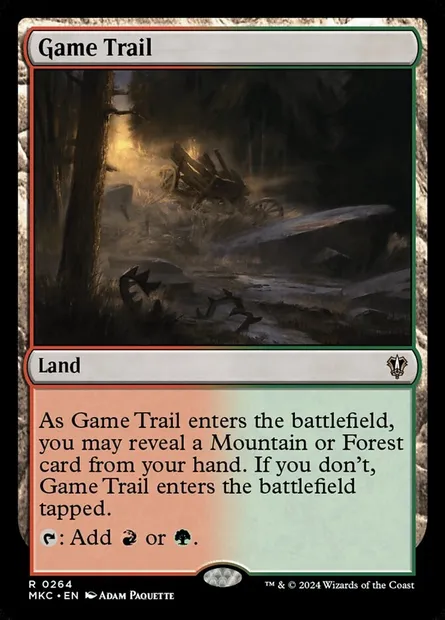 Game Trail, Magic card MKC 264 — Murders at Karlov Manor Commander set
