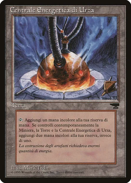 Urza's Power Plant, Magic card RIN 180 — Rinascimento set