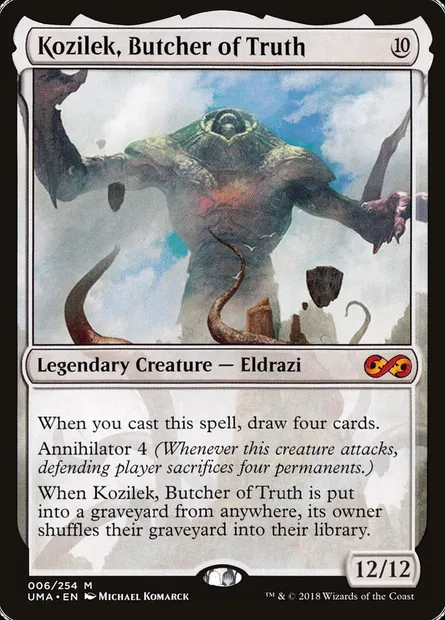 Kozilek, Butcher of Truth, Magic card UMA 6 — Ultimate Masters set