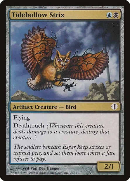 Tidehollow Strix, Magic card ALA 203 — Shards of Alara set