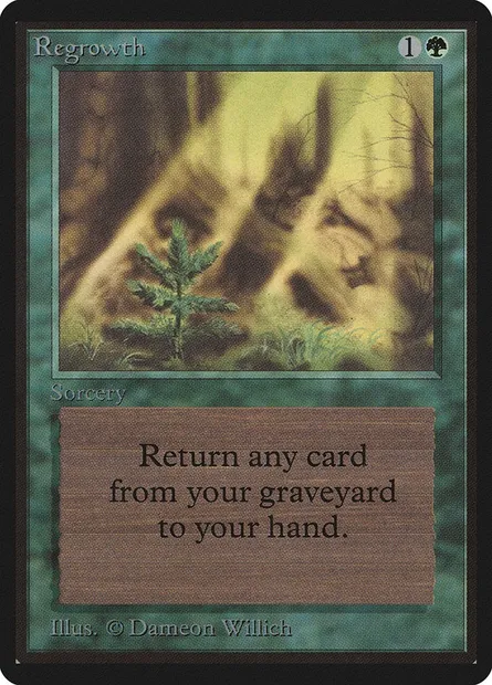 Regrowth, Magic card LEB 215 — Limited Edition Beta set