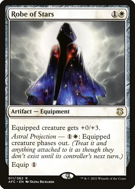 Robe of Stars, Magic card AFC 11 — Forgotten Realms Commander set