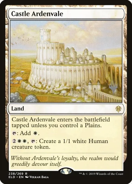 Château Ardenval, carte Magic PELD 238p — extension Throne of Eldraine Promos