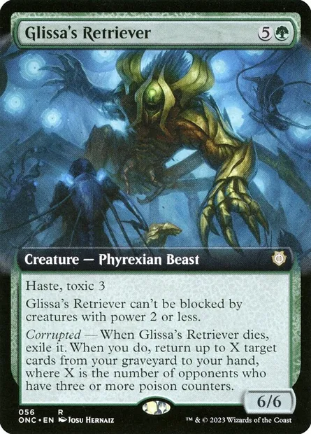 Glissa's Retriever, Magic card ONC 56 — Phyrexia: All Will Be One Commander set