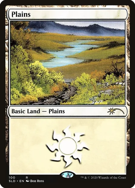 Plains, Magic card SLD 100 — Secret Lair Drop set