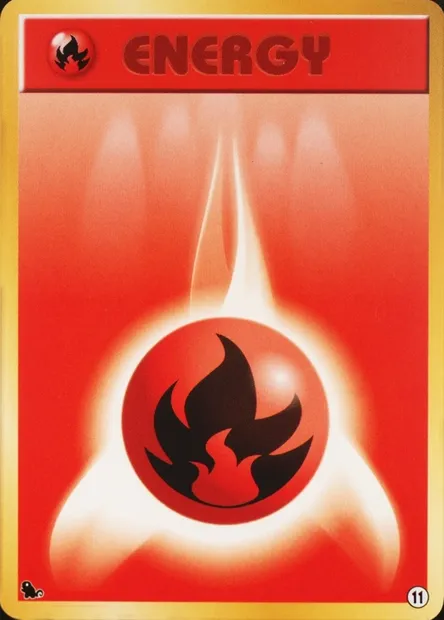 Fire Energy, Pokémon card IPSQT 011 — Intro Pack Squirtle set