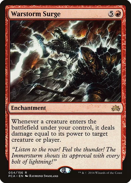 Warstorm Surge, Magic card PCA 54 — Planechase Anthology set