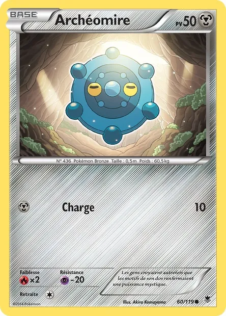 Archéomire, carte Pokémon PHF 60 — extension Vigueur Spectrale