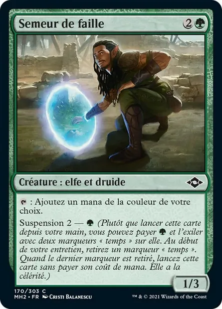Semeur de faille, carte Magic MH2 170 — extension Horizons du Modern 2