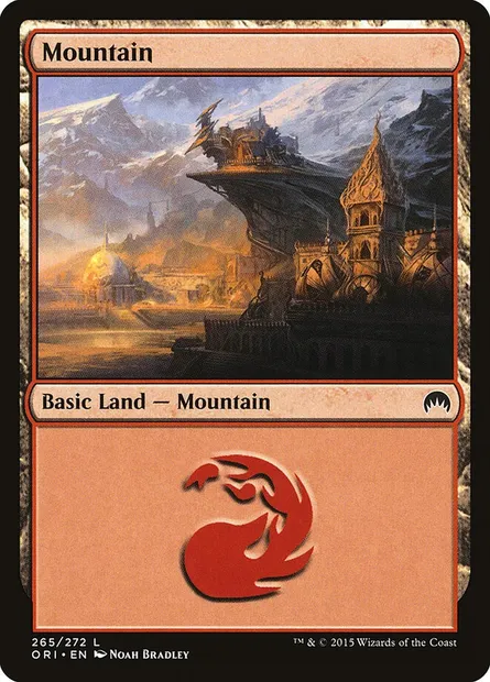 Mountain, Magic card ORI 265 — Magic Origins set