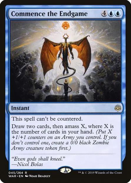 Commence the Endgame, Magic card WAR 45 — War of the Spark set