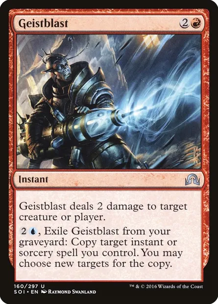 Geistblast, Magic card SOI 160 — Shadows over Innistrad set