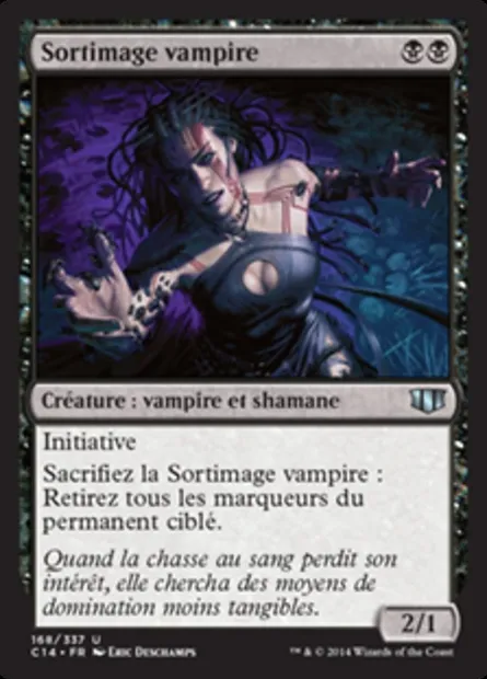 Sortimage vampire, carte Magic C14 168 — extension Commander 2014