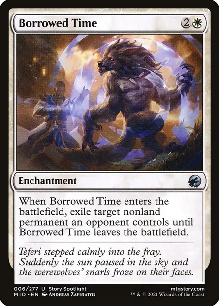 Borrowed Time, Magic card MID 6 — Innistrad: Midnight Hunt set