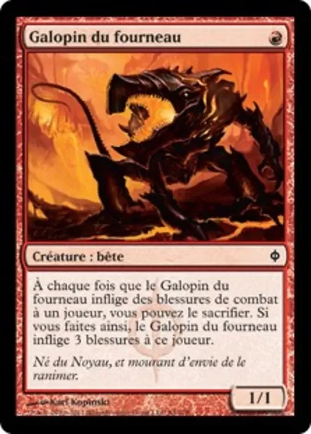 Galopin du fourneau, carte Magic NPH 84 — extension La Nouvelle Phyrexia