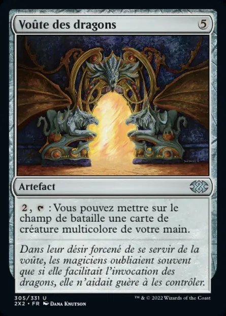 Voûte des dragons, carte Magic 2X2 305 — extension Double Masters 2022
