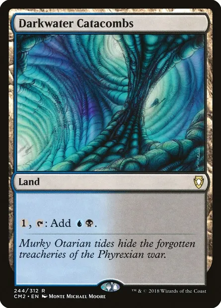 Darkwater Catacombs, Magic card CM2 244 — Commander Anthology Volume II set