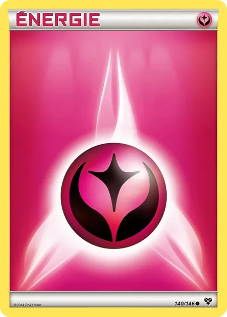 Énergie Fée, carte Pokémon XY 140 — extension XY