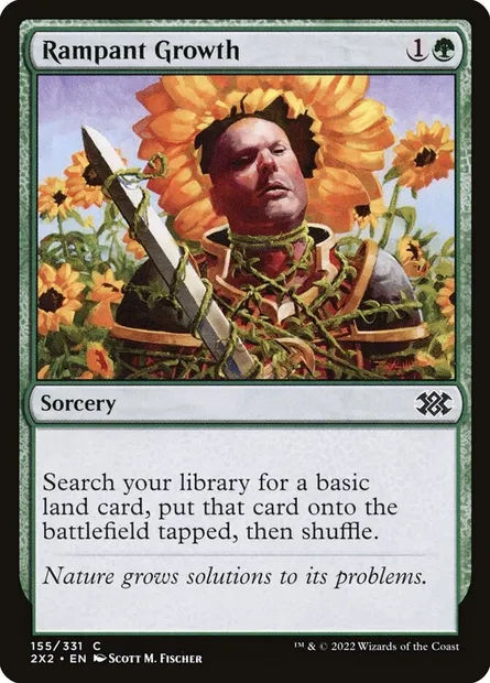 Rampant Growth, Magic card 2X2 155 — Double Masters 2022 set