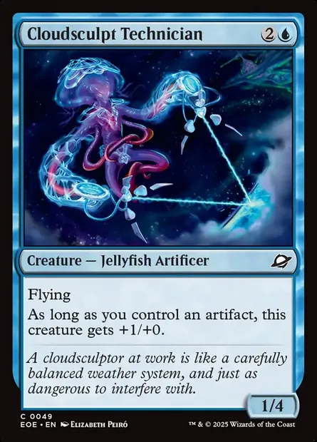 Cloudsculpt Technician, Magic card EOE 49 — Edge of Eternities set