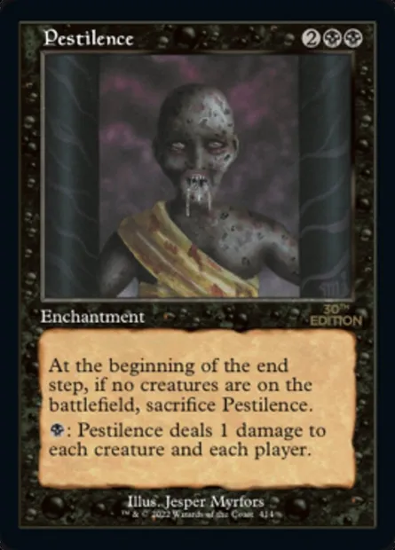 Pestilence, Magic card 30A 414 — 30th Anniversary Edition set