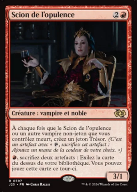 Scion de l'opulence, carte Magic J25 597 — extension Foundations Jumpstart