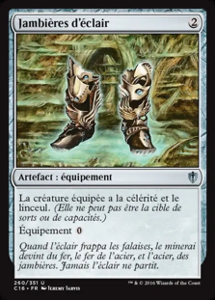 Jambières d'éclair, carte Magic C16 260 — extension Commander 2016