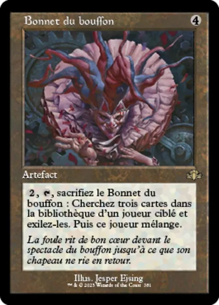 Bonnet du bouffon, carte Magic DMR 381 — extension Dominaria Remastered
