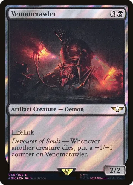 Venomcrawler, Magic card 40K 68★ — Warhammer 40,000 Commander set