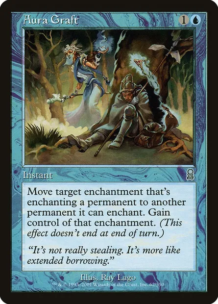 Greffe d'aura, carte Magic ODY 62 — extension Odyssée