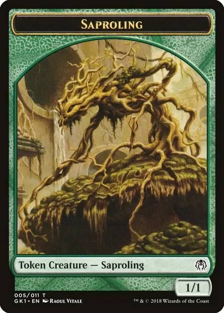 Saproling // Insect, Magic card TGK1 5 — GRN Guild Kit Tokens set