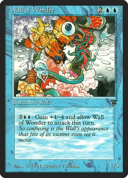 Mur des merveilles, carte Magic LEG 85 — extension Legends