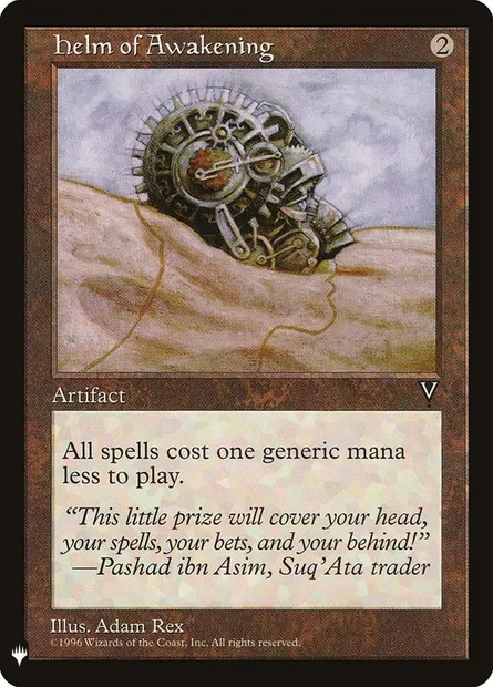 Heaume de l'éveil, carte Magic PLST VIS-145 — extension The List