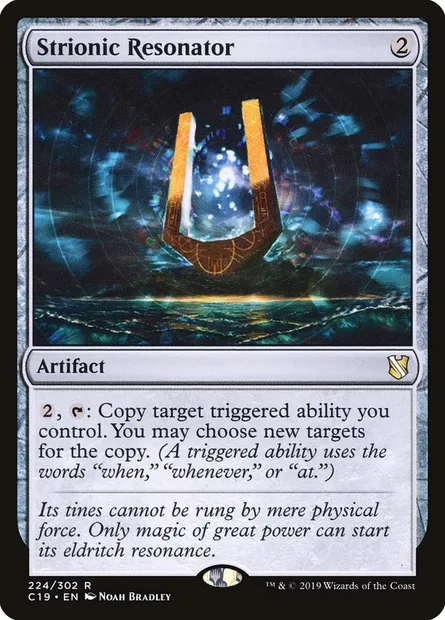 Strionic Resonator, Magic card C19 224 — Commander 2019 set