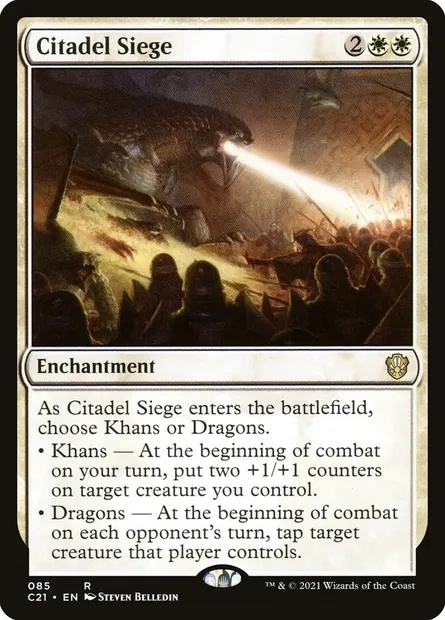 Citadel Siege, Magic card C21 85 — Commander 2021 set