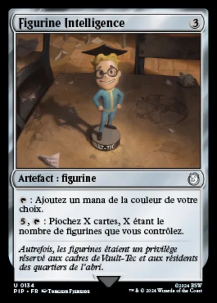 Figurine Intelligence, carte Magic PIP 134 — extension Fallout