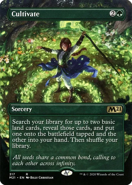 Cultivate, Magic card M21 317 — Core Set 2021 set