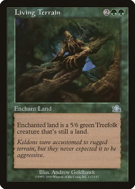 Terrain vivant, carte Magic PCY 117 — extension Prophétie