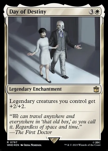 Jour de la Destinée, carte Magic WHO 797 — extension Doctor Who