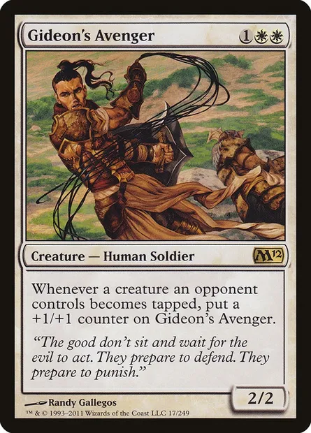 Gideon's Avenger, Magic card M12 17 — Magic 2012 set