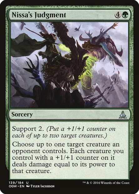 Nissa's Judgment, Magic card OGW 139 — Oath of the Gatewatch set