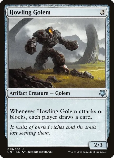 Howling Golem, Magic card GNT 53 — Game Night set