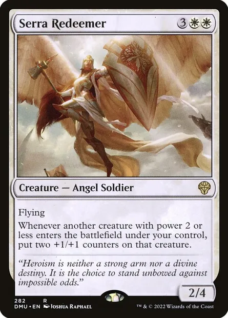Serra Redeemer, Magic card DMU 282 — Dominaria United set